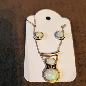 Opal and Siver Set